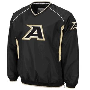 Army Black Knights Pullover Windbreaker Jacket Size Medium Vintage Style Vtg